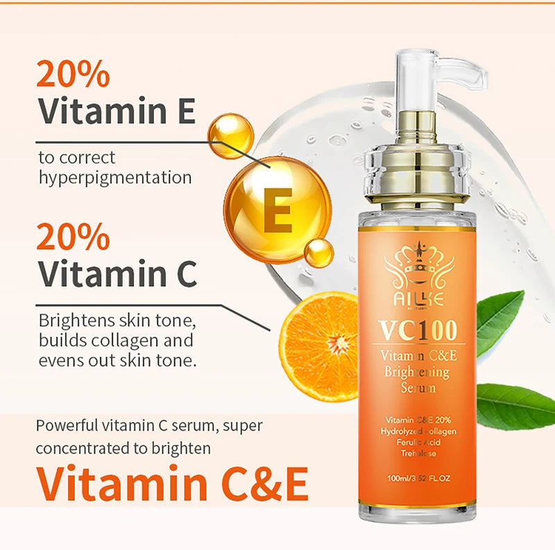 Vitamin C Brightening Skin Care Set for Women - Anti-Dark Spots & Nourishing Kit