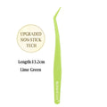 No Glue Eyelash Applicator Tweezers - Stainless Steel, Reusable, Beginner-Friendly