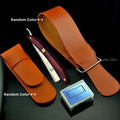 Carbon Steel Straight Razor with Sandalwood Handle - Classic Men's Safety Shaver