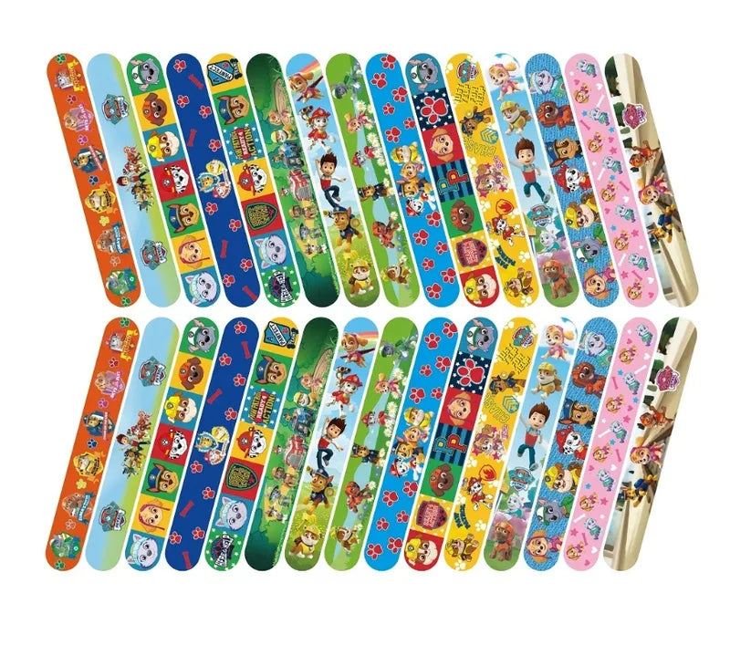 15-Pack Cartoon Paw Patrol Bracelets Set for Children - Family Series Accessories