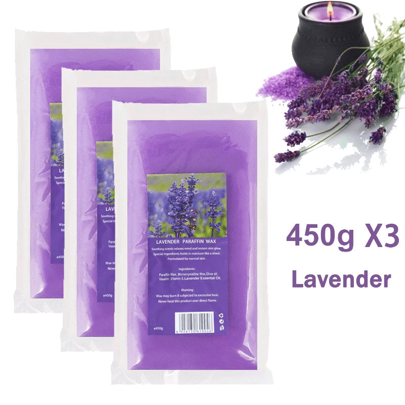 Paraffin Wax Hand & Foot Mask Set - Moisturizing Spa Peel Off Treatment with Fragrance Options