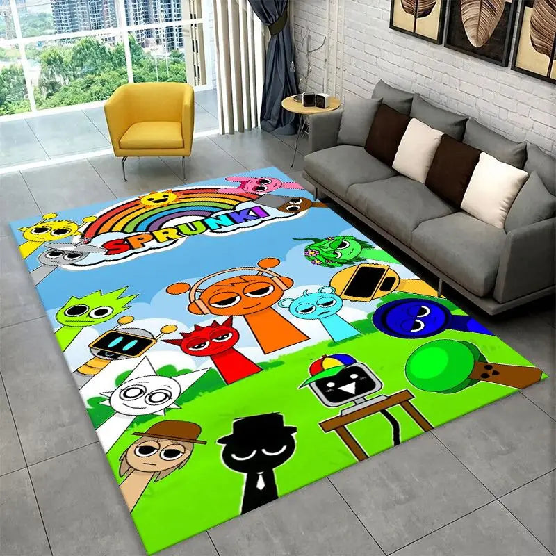 Non-Slip Area Rug for Living Room and Kids Room - Soft Carpet Floor Mat
