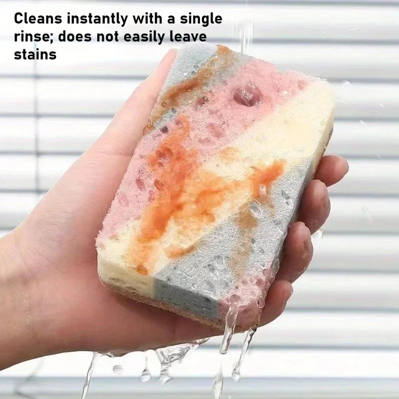 Double Sided Multipurpose Cleaning Sponge for Dishwashing and Stain Removal