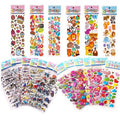 Kids Puffy Sticker Sheets - 40 Sheets for Scrapbooking & DIY Crafts, Waterproof & Safe