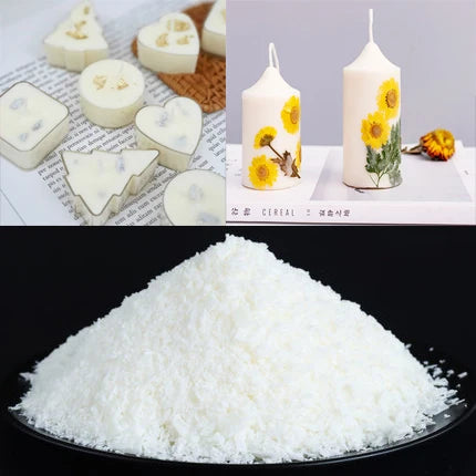 Natural Soy Wax Granules for Candle Making - 250g/500g DIY Supplies, Scented, Smokeless Raw Material