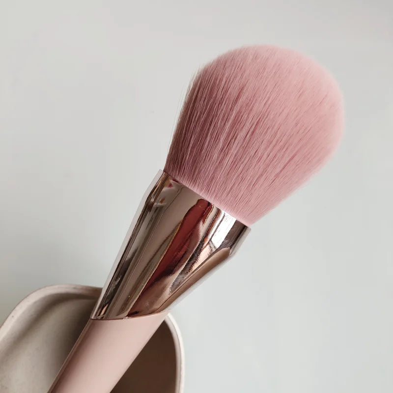 15pcs Makeup Brush Set with Foundation, Eyeshadow, Cheek Blush & Highlighter Brushes