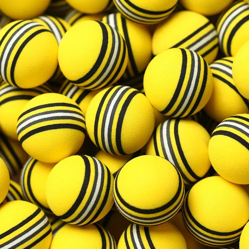 Golf Sponge Soft Rainbow Balls 10pcs Set - Swing Training Foam Balls