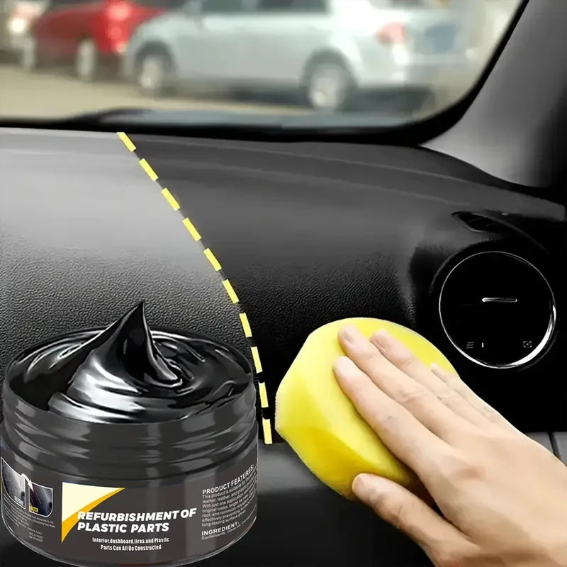 Car Interior & Exterior Repair Paste - Plastic Scratch & Tire Polish Wax