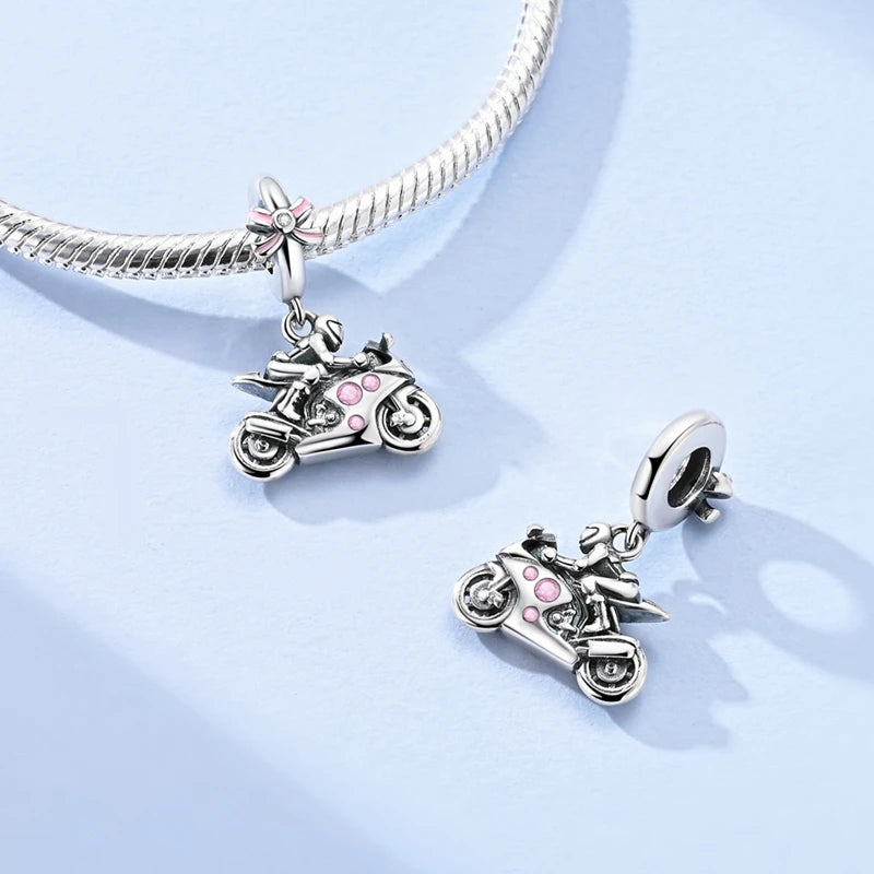 925 Sterling Silver Charm Beads for Bracelets - Passports, Dogs, Shoes & Gift Ideas