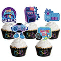 Neon Game Theme Birthday Party Decorations Hanging Pendant Controller for Game Console