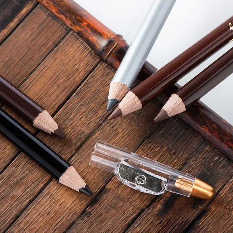 Waterproof Eyebrow Pencil Set - Long Lasting, Microblading, Natural Finish