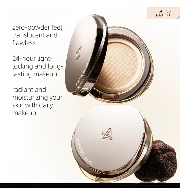 UV Defense Cushion Foundation SPF50 with Facial Oil - Air Cushion Makeup