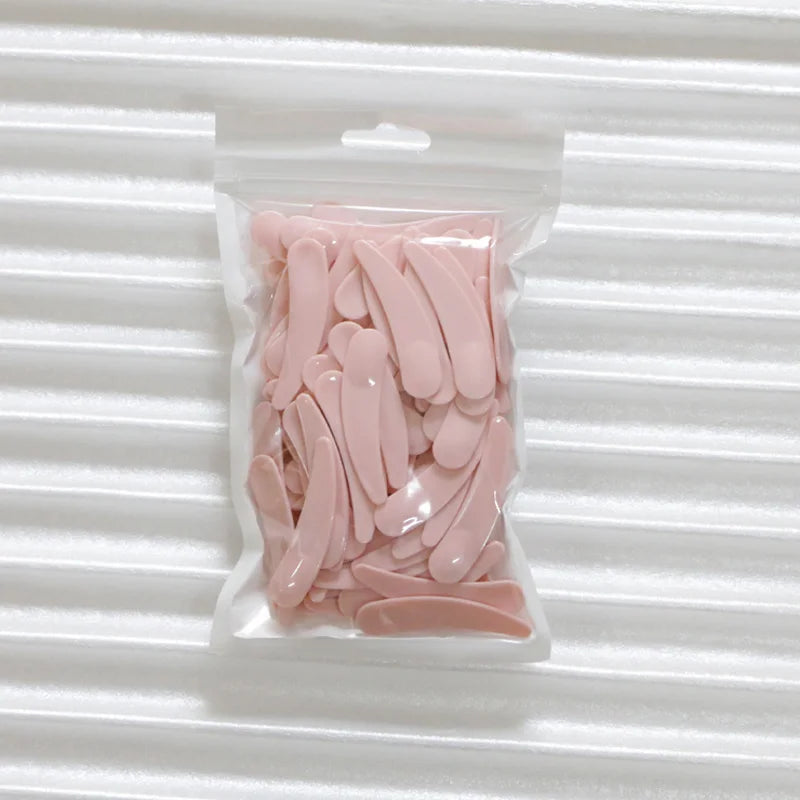 Mini Cosmetic Spatulas 100PCS Disposable Mask Tools - Multi Color