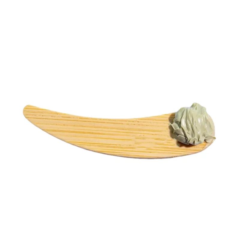 Mini Bamboo Mask Spatulas 50 Pcs Eco-Friendly Cosmetic Application Spoons