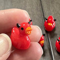 Mini Resin Devil Duck Figures for Halloween Crafts & Fairy Garden Decor - 5/10 Pcs