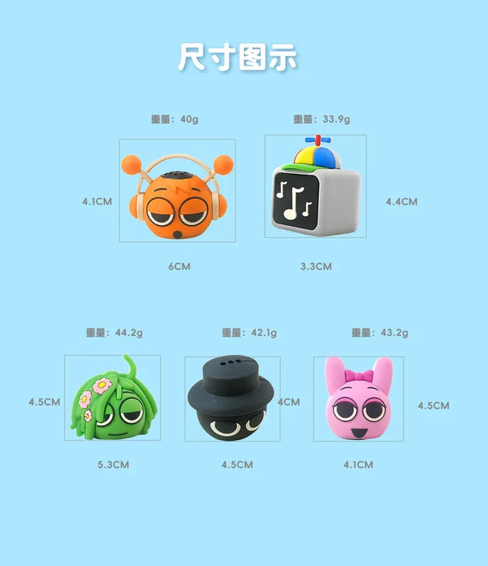 Wireless Emoji Desktop Sound Speaker - Cartoon Anime Gaming Gift for Kids & Adults