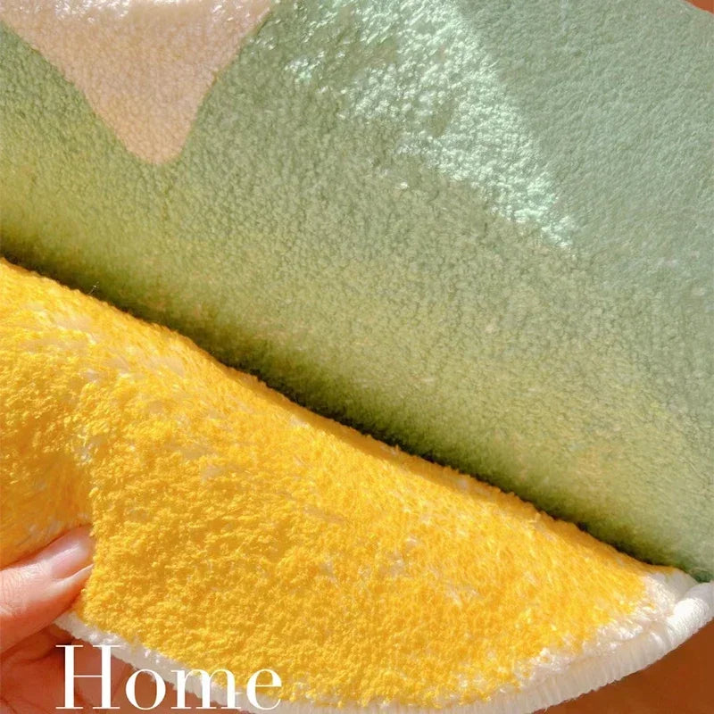 Living Room Carpet Fluffy Plush Rug Non-slip Thickened Home Decor