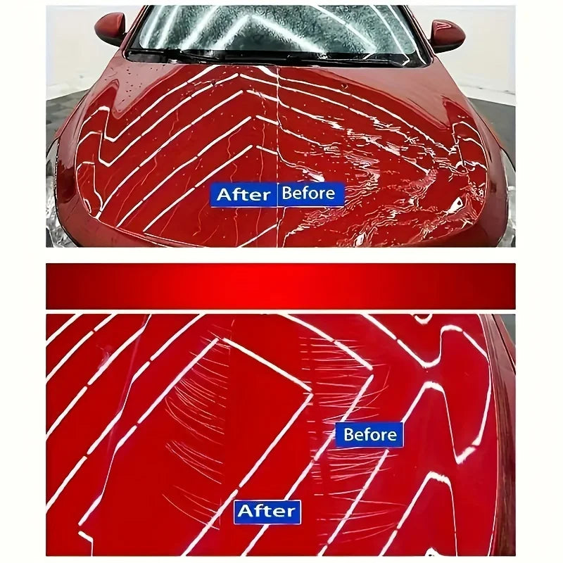 Car Wax Set for Exterior Shine & Scratch Protection - Fast UV & Easy Use