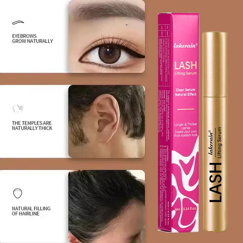 Fast Eyelash Growth Serum - Natural Enhancer for Longer Fuller Thicker Eyelashes