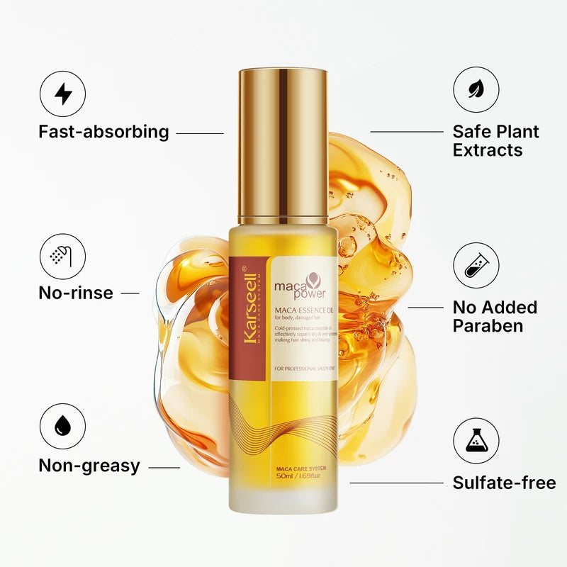 Moroccan Argan Oil Hair Serum - Weightless Nourishing & Repairing Hair Oil