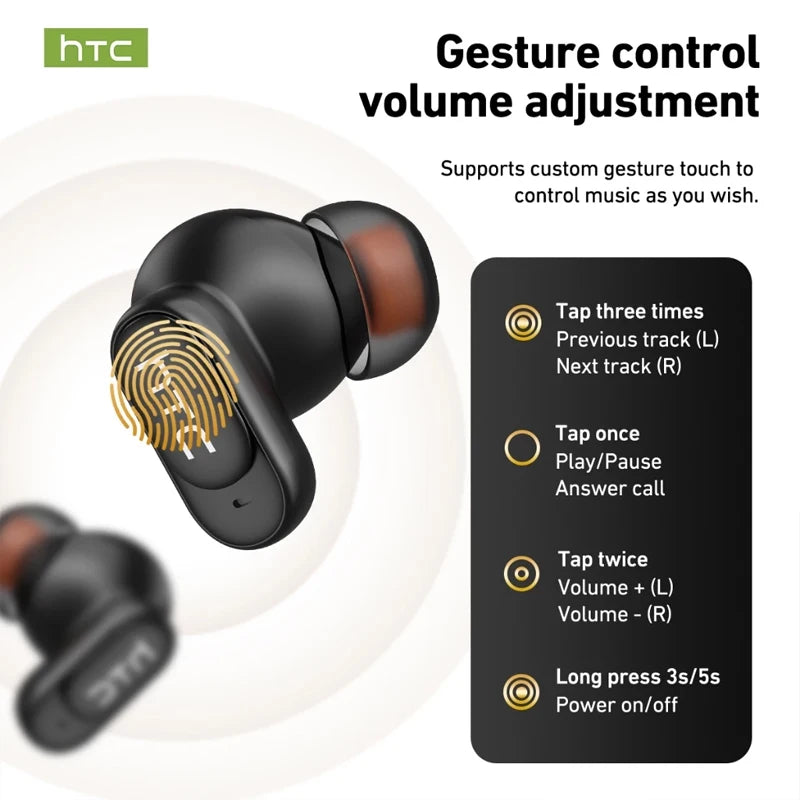 Wireless Bluetooth Earphones with Real-Time Translation and Noise Reduction