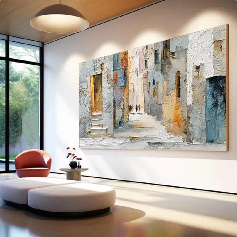 Abstract Oil Painting Wall Art Canvas for Living Room Modern Decor