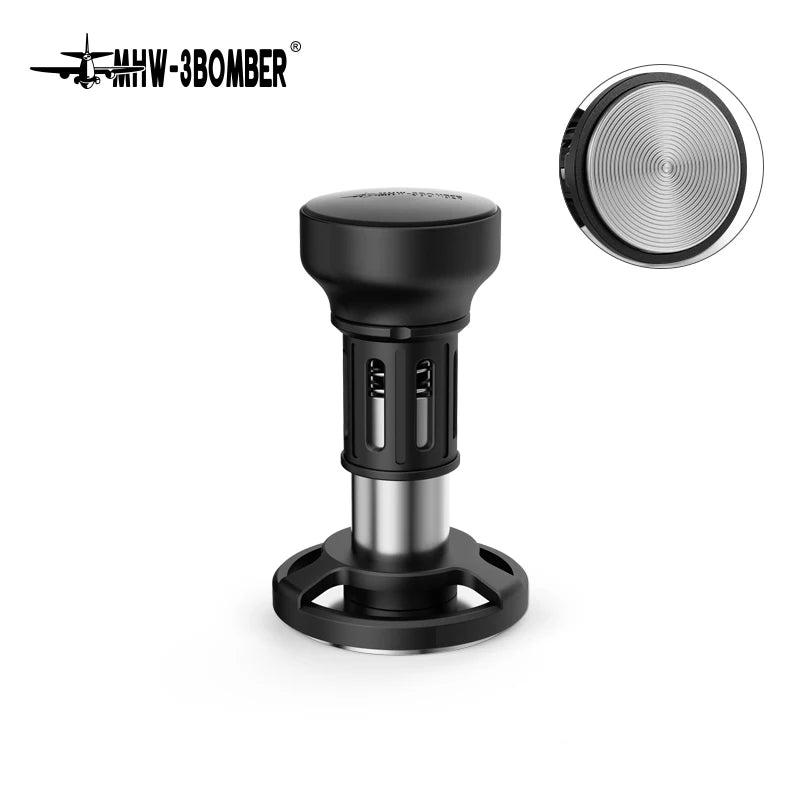 Professional Spring Loaded Coffee Tamper for Espresso Machines - Impact & Constant Pressure