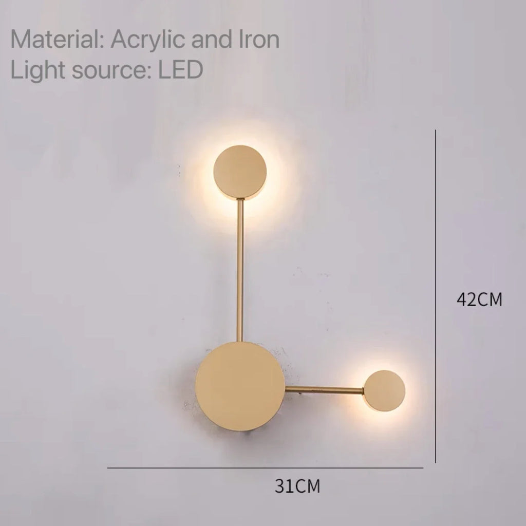 Modern LED Wall Sconce Light for Living Room Hallway Decor - Indoor Fixture