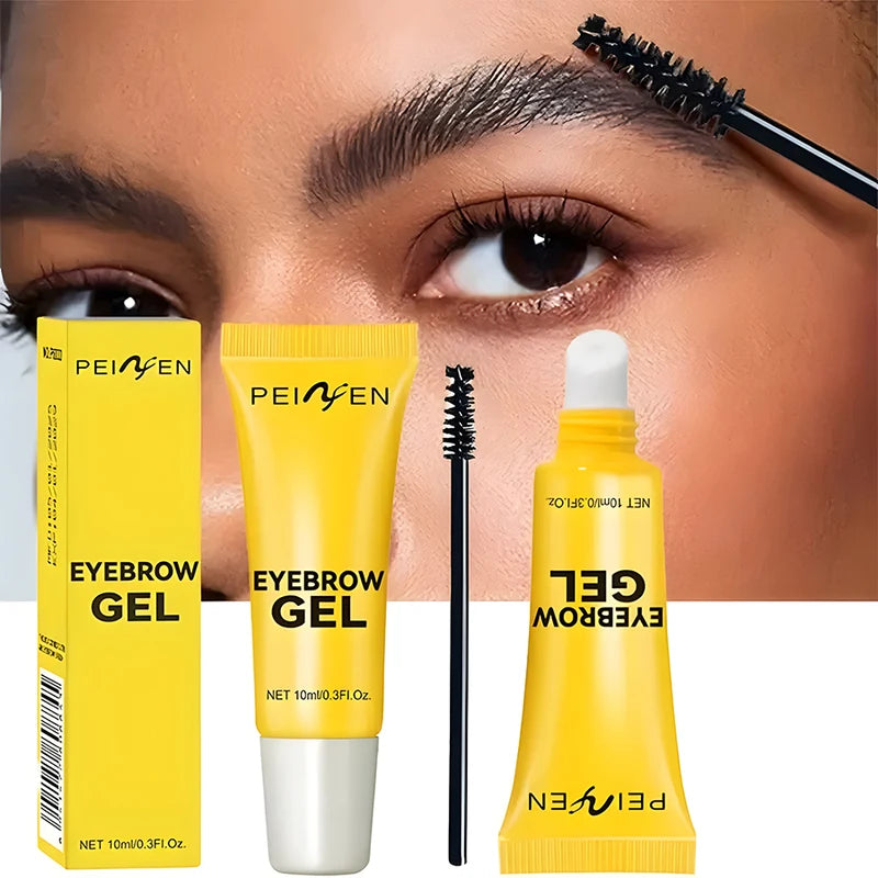 Eyebrow Shaping Gel with Brush - Strong Hold & Long-Lasting Natural Look