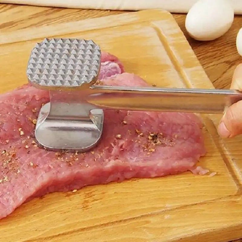 Meat Tenderizer Hammer Zinc Alloy Kitchen Tool for Beef, Chicken, Pork