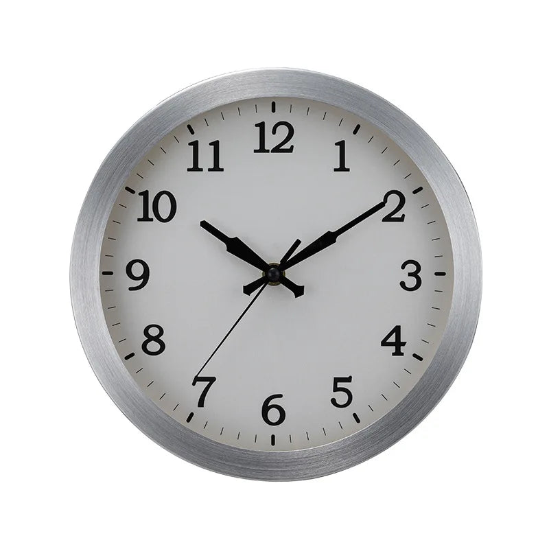 Scandinavian Minimalist Wall Clock with Dual Digital & Analog Display - 12, 14, 16 Inch Sizes