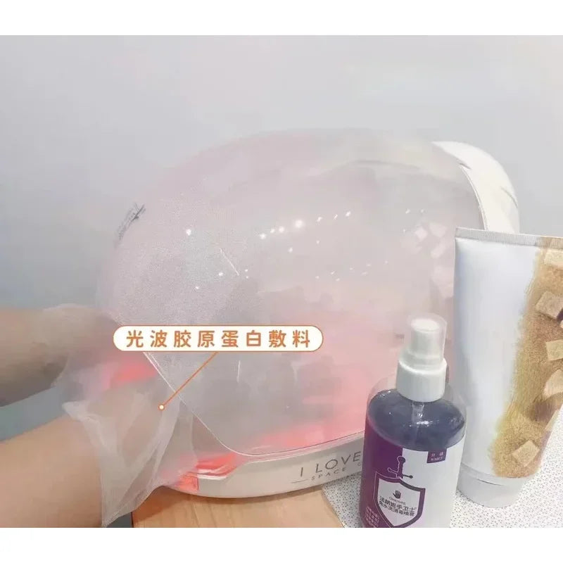 Nail Enhancement Capsules with Red Light Regeneration Treatment