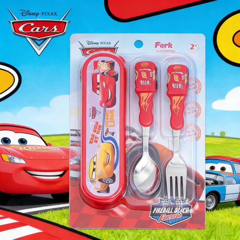 Kids Stainless Steel Cutlery Set with 3D Gift Box for Children - Halloween Christmas Birthday Gift