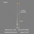 Nordic Style LED Pendant Light for Living Room & Staircase - Modern Ceiling Lamp