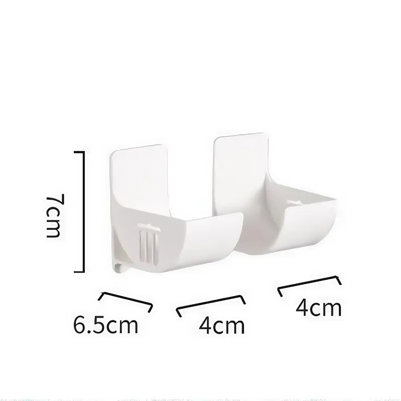 Wall-Mounted Trash Bag Holder Storage Box - Plastic Organizer for Kitchen