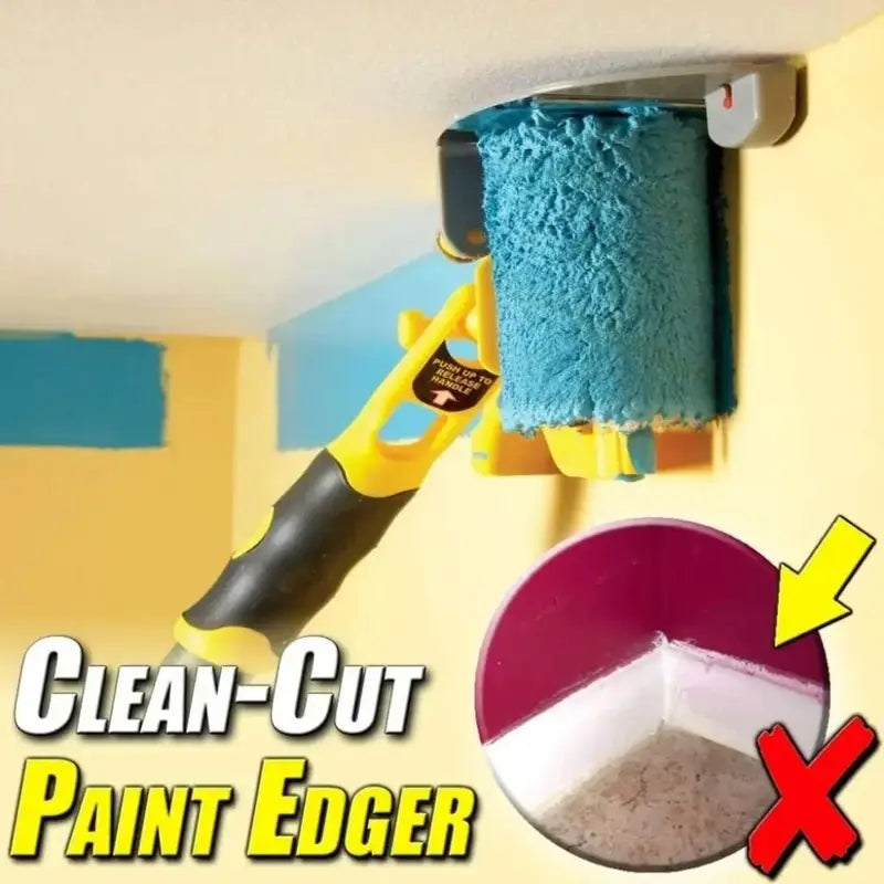 Paint Edger Roller Brush Set - Multi-Use Hand-Held Wall Repair Tool