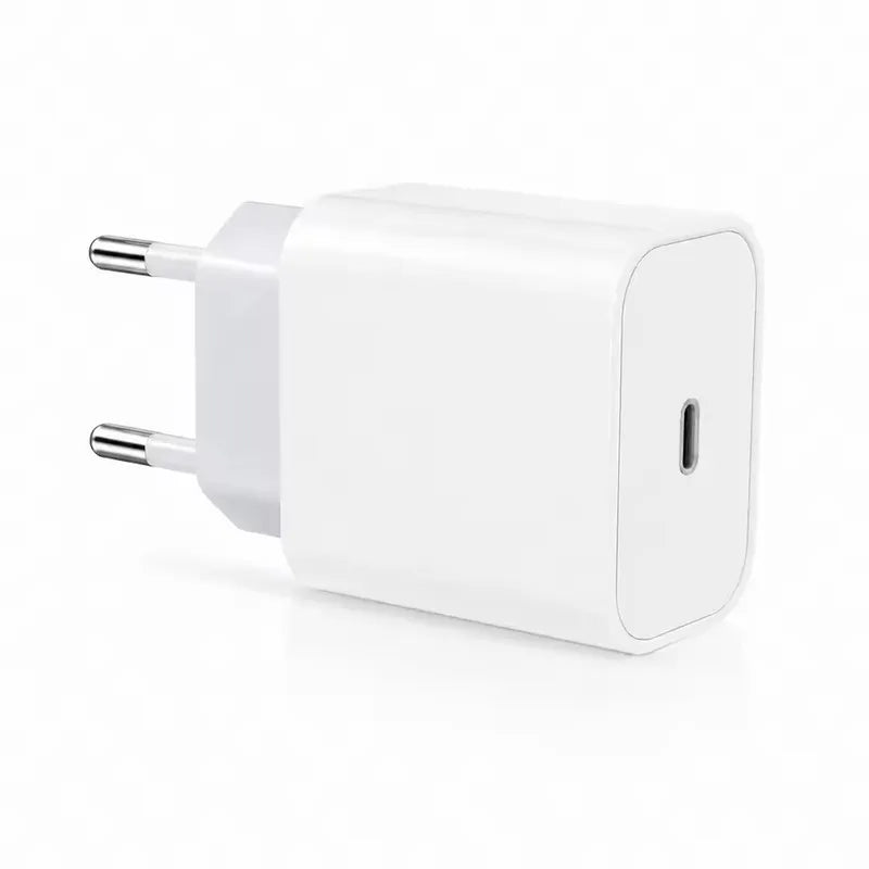 20W Fast USB-C Charger for iPhone iPad AirPods EU Plug Adapter