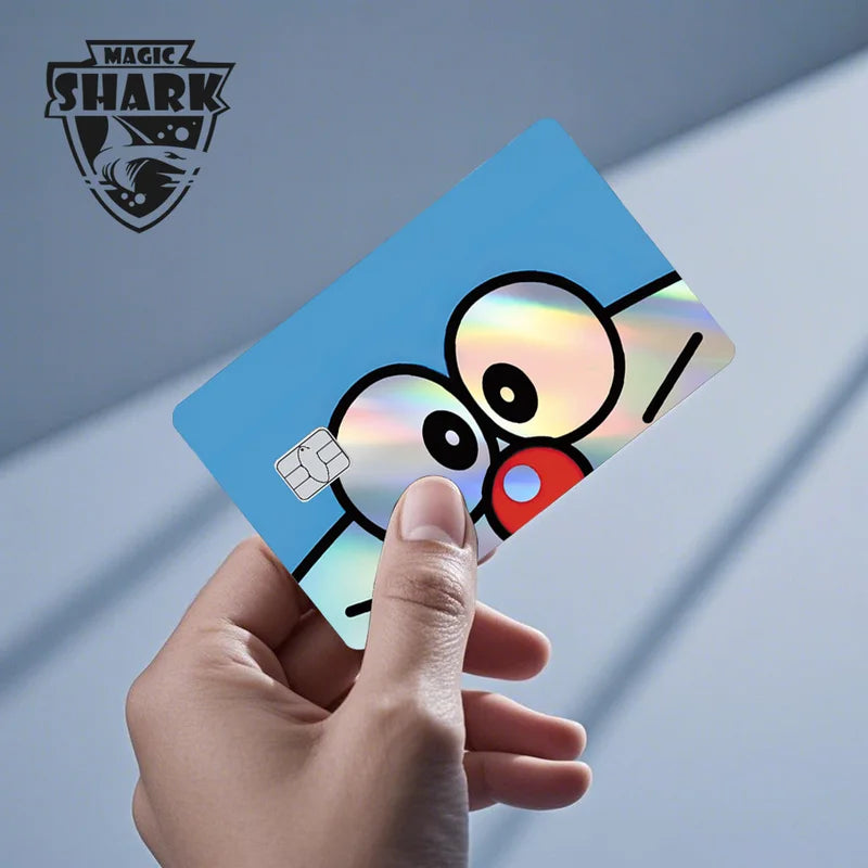 Holographic Cartoon Card Sticker Film Skin for Debit Credit Bank Cards