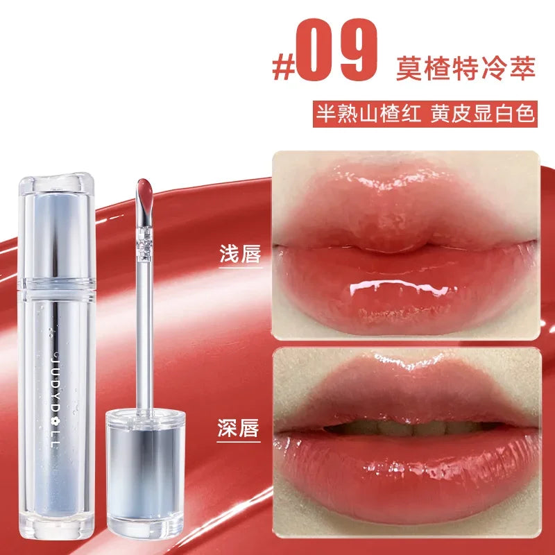 Vegan Lip Gloss with Lip Plumper & Hydrating Vitamin Formula - Clear & Colorful Variants