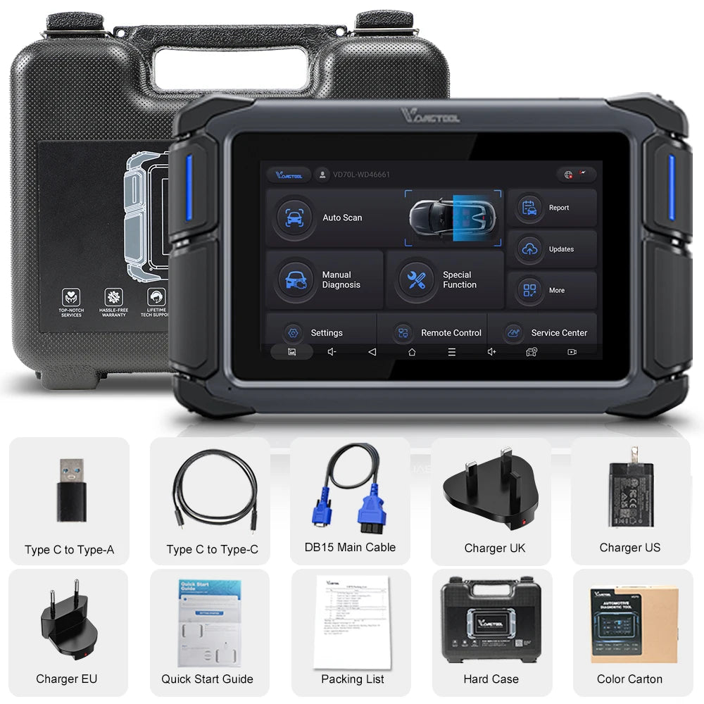 OBD2 Automotive Scanner Bi-Directional Car Diagnostic Tool with 31+Reset & Free Updates