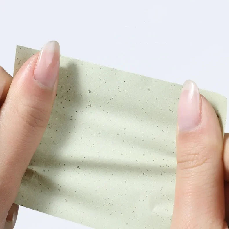 100Pcs Face Oil Blotting Papers Facial Cleansing Wipes Oil Control Matting Tools