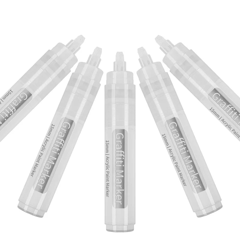 Large Acrylic Paint Pens 15mm Wide Tip for Drawing and Craft Projects