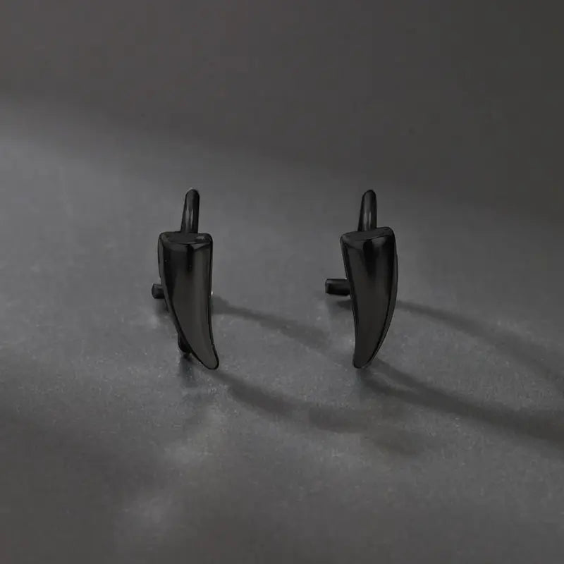 Vampire Fang Fake Lip Ring Non-Piercing Body Jewelry Punk Lip Stud for Women