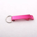 Personalized Metal Bottle Opener Keychain Set - Custom Engraved Party Gift