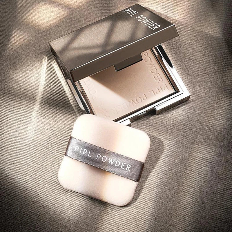 Translucent Face Setting Powder with Oil Control and Brightening Effect - Waterproof, Portable Makeup