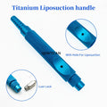 Water Injection Handle Converter for Ophthalmic Liposuction Titanium Handle