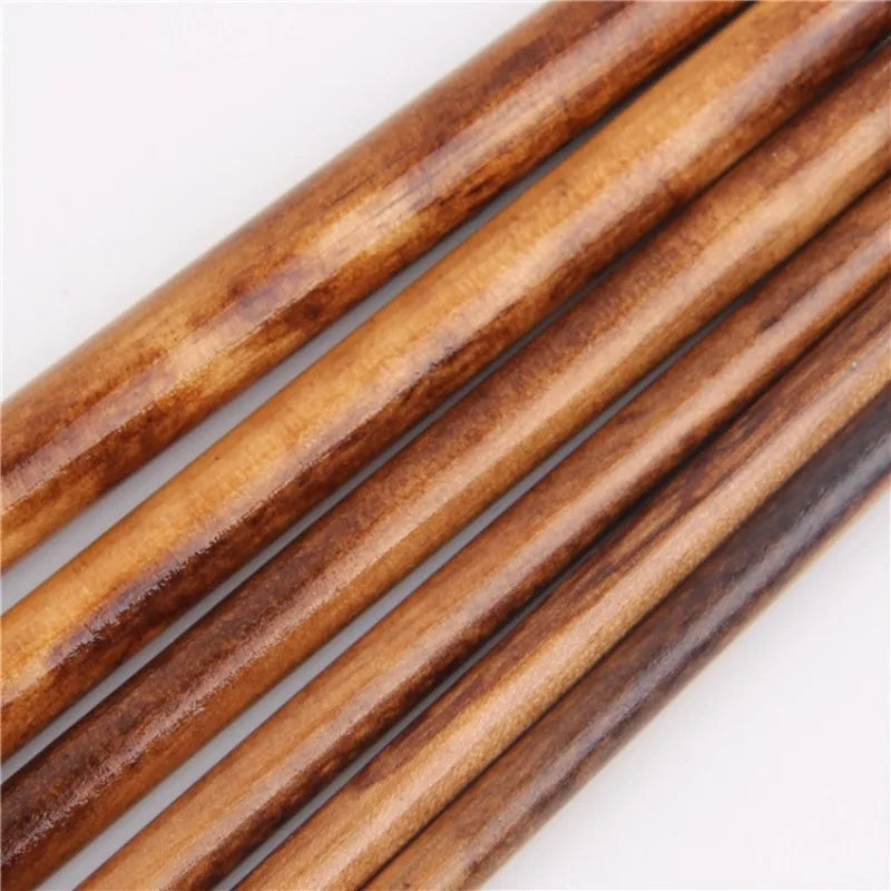 6-Piece High-Grade Weasel Hair Paintbrush Set for Watercolor & Oil Painting