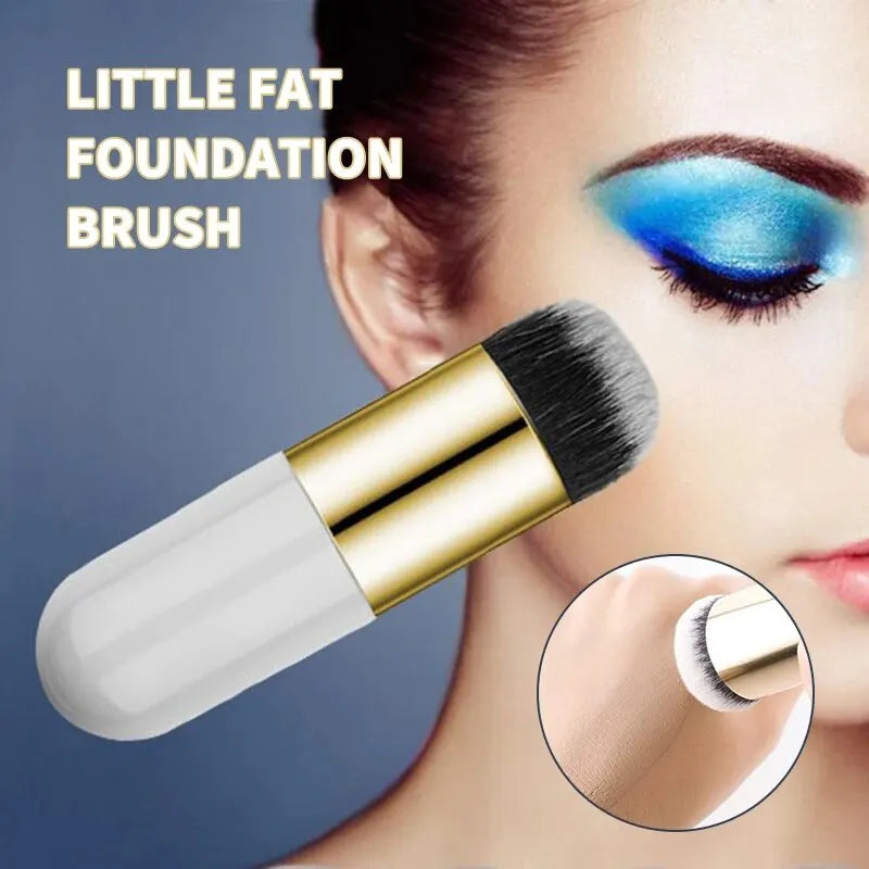 Large & Small Makeup Foundation Brush Set - for BB Cream & Mushroom Powder