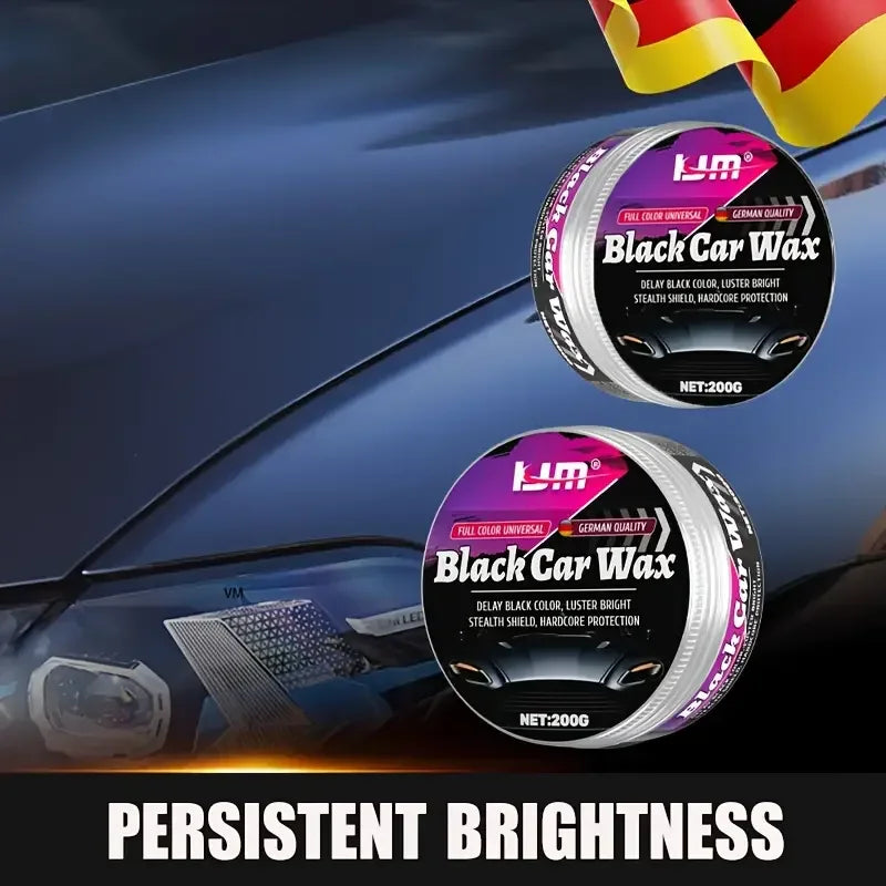 Car Wax Polish for Surface Brightening & Scratch Repair - Solid Wax, Multiple Colors
