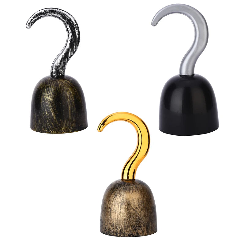 Pirate Hook Costume Accessory for Kids Halloween Cosplay and Dress-up